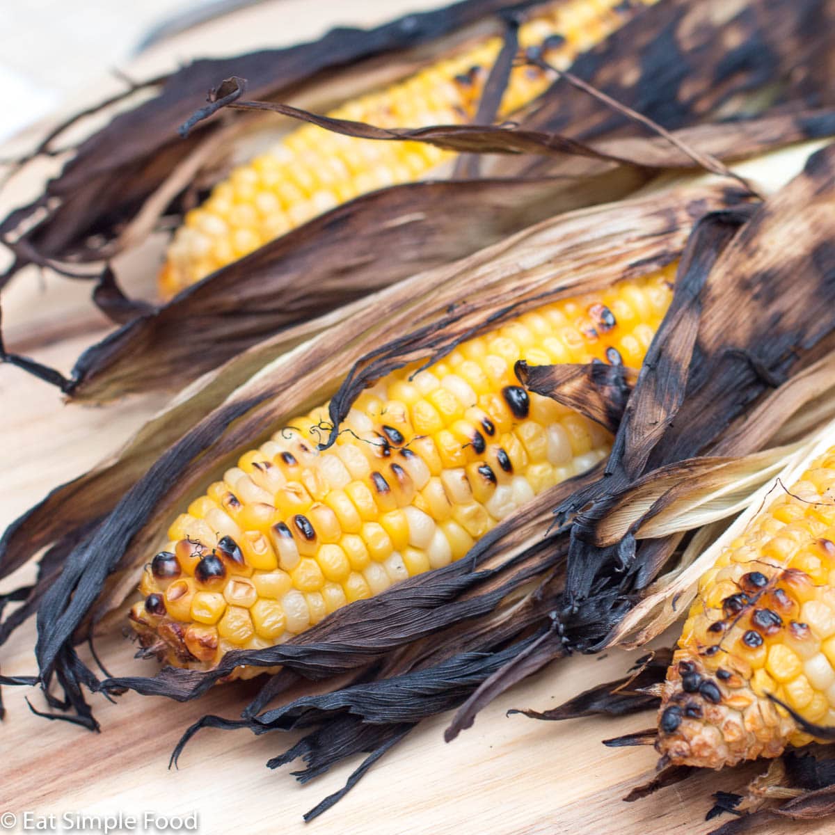 Easy Grilled Corn On The Cob With Husk Recipe Eat Simple Food,Patty Pan Squash Varieties